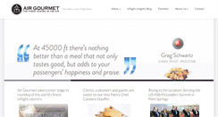 Desktop Screenshot of air-gourmet.com